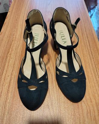 scarpe donna eleganti blu n. 40