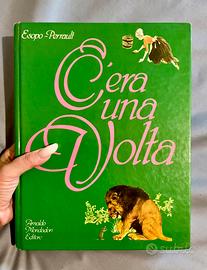 Libro C’era una volta, Esopo Perrault,1986,vintage
