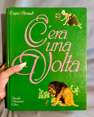 Libro C’era una volta, Esopo Perrault,1986,vintage