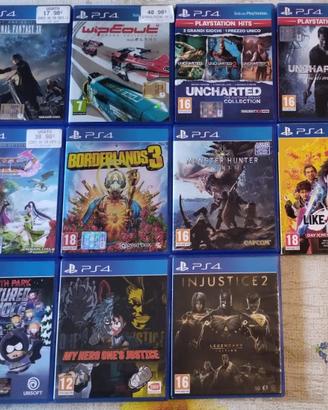 PS4: vari giochi per console Playstation 4 (PS 4)