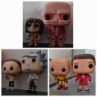 Funko Pop Attack on Titan, Rick e Morty ecc