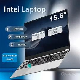 Laptop 15,6'' 16GB SSD 2TB Impronta digitale