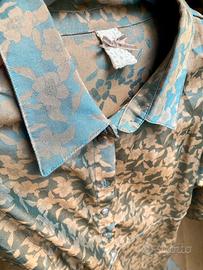 Abito lungo Nekane azzurro