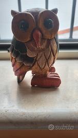 gufo in legno