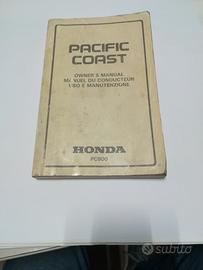 Manuale d'uso e Manutenzione Honda PC 800