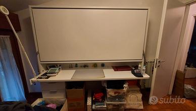 Letto Singolo a Scomparsa Orizzontale 