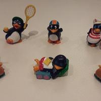Sorprese Kinder, pinguini, giraffe, orsi, fantasmi
