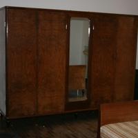 armadio e letto matrimoniale completodi rete