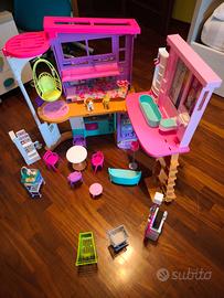 Casa Barbie Dreamhouse + Supermarket+ Mobili 