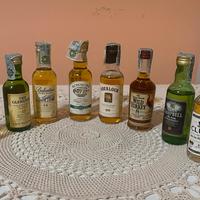 Lotto 8 Whisky Mignon da Collezione - Vintage