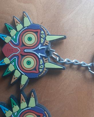 2 portachiavi con maschera di Majoras 
