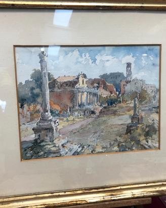Acquarello foro romano -1930