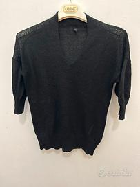Maglione Stile Benetton - Taglia S - Nero