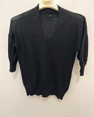 Maglione Stile Benetton - Taglia S - Nero