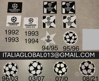 PATCH CHAMPIONS LEAGUE VARI ANNI