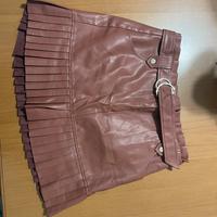 Gonna Zara in pelle