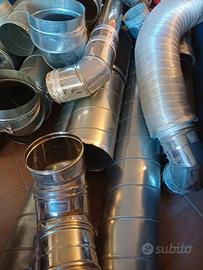 impianto aspirazione acciaio inox.