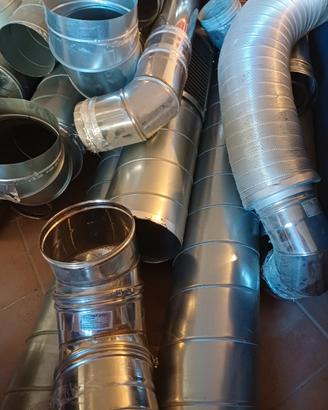 impianto aspirazione acciaio inox.