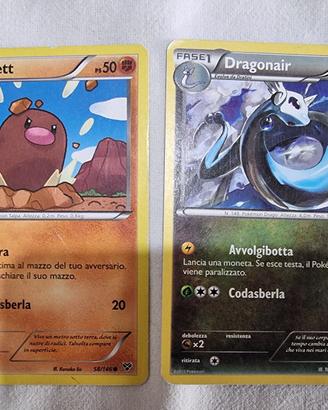 Pokemon Diglett e Dragonair