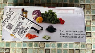 Mandolina Professionale in Acciaio Inox Regolabile