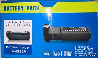 Battery  grip Nikon D850