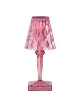 Kartell Battery, Lampada da tavolo viola prugna