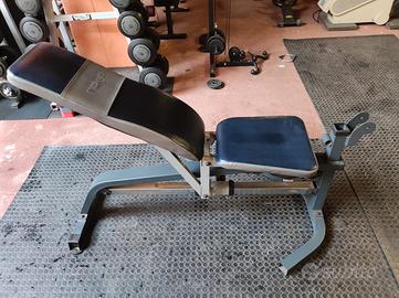 panca inclina , piana e declinata 