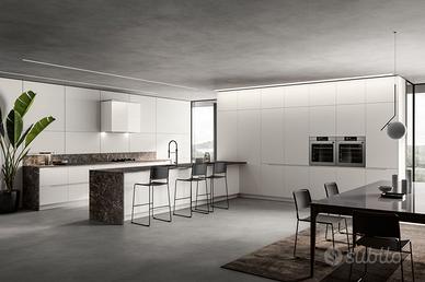 Cucina Moderna con maniglia gola | lineare da 3.3m