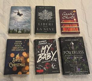 libri di vari generi e autori