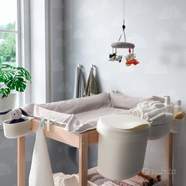 Fasciatoio neonato il legno + ACCESSORI