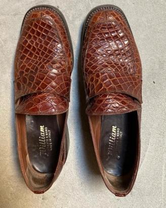 Mocassini donna anni ‘90 vero coccodrillo