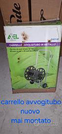 carrello avvolgitubo in metallo 