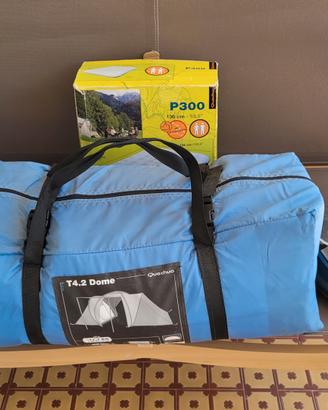 Kit tenda e materassini campeggio