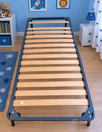 Letto singolo doghe in legno