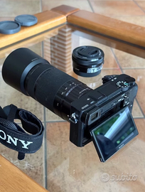 Fotocamera Sony a6300 Mirrorless + 2 obiettivi