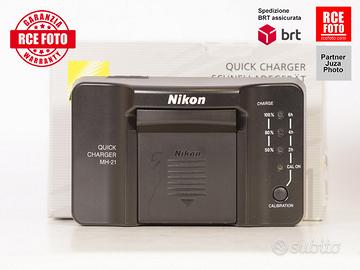 Carica Batteria DUAL NIKON MH-21 D3x D3 D2Xs D2X D
