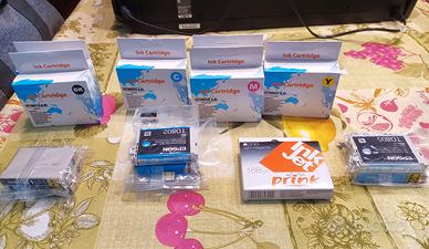 14 Cartucce Epson serie TO800 vari colori