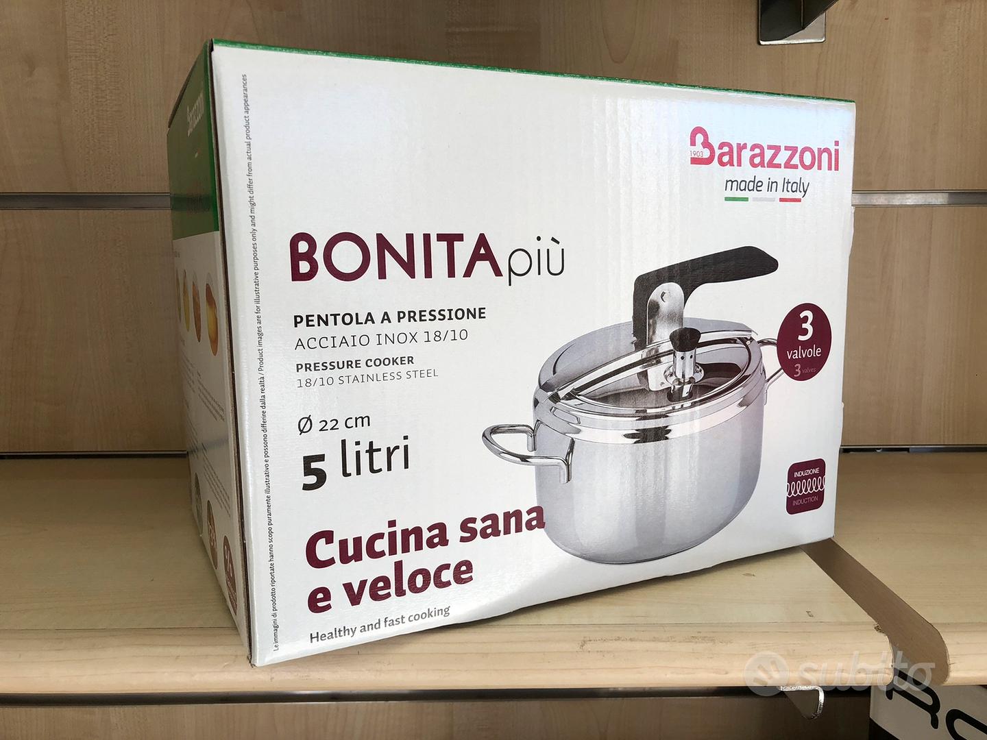 Pentola pressione Barazzoni Bonita Più 5 Litri - Arredamento e Casalinghi  In vendita a Torino