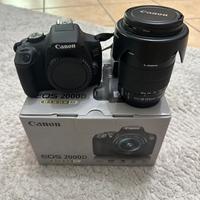 Conon eos 2000d con 18-135mm