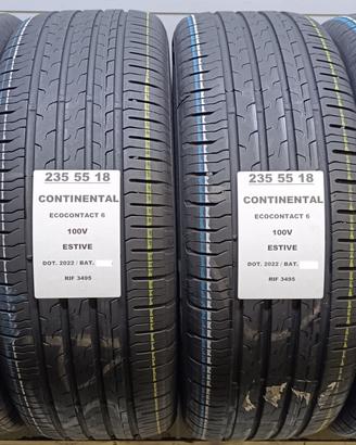 4 GOMME 235 55 18 CONTINENTAL RIF3495