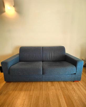 Divano letto blu