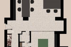 Postazione coworking studio creativo