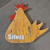 Gallina di legno personalizzata