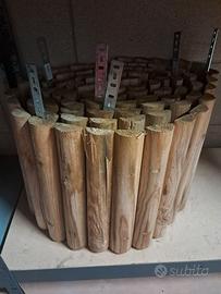 Bordure in legno da giardino