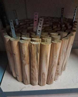 Bordure in legno da giardino