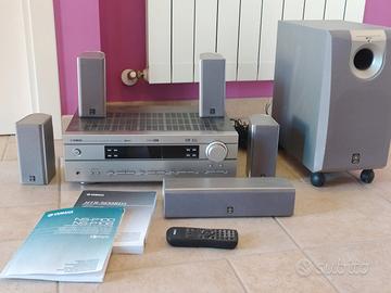 Home theatre Yamaha, amplificatore, sistema audio 