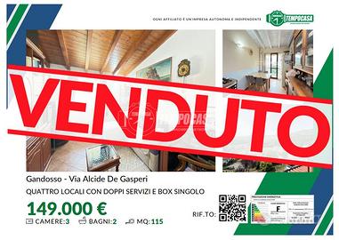 QUATTRO LOCALI CON DOPPI SERVIZI E BOX SINGOLO