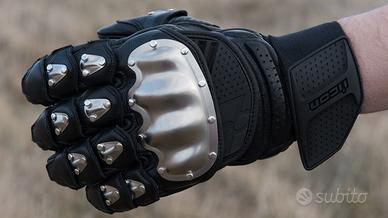 Guanti Moto In Pelle Icon TiMAX Short Taglia M