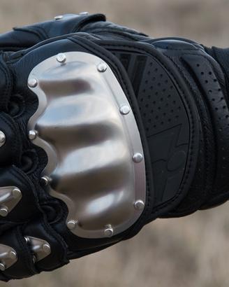 Guanti Moto In Pelle Icon TiMAX Short Taglia M