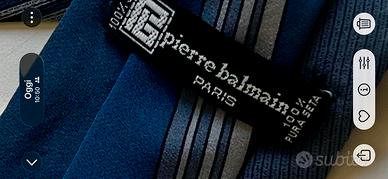 Cravatta Pierre Balmain Paris  100% seta